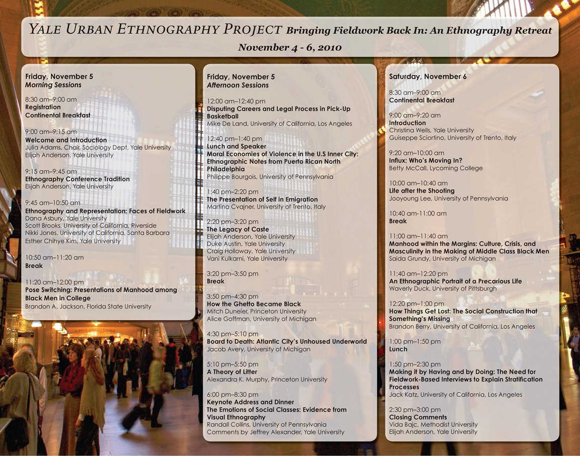UEP Conference Program Poster