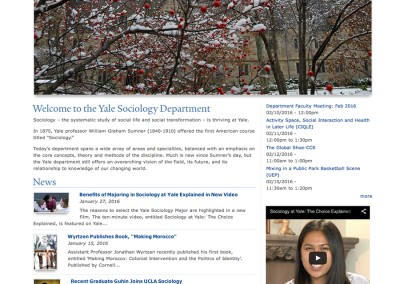 Yale Department of Sociology